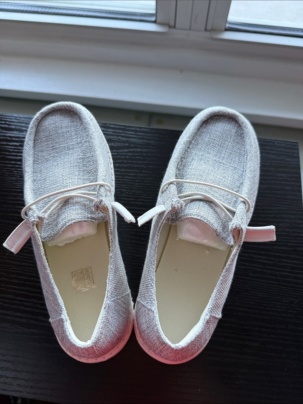 Amazon Women’s gray Canvas Slip-On Sneakers